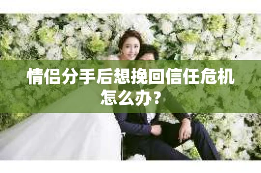 情侣分手后想挽回信任危机怎么办？
