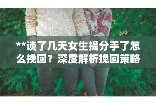 **谈了几天女生提分手了怎么挽回?深度解析挽回策略** **谈了几天女生提分手了怎么挽回?深度解析挽回策略**