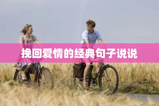 挽回爱情的经典句子说说