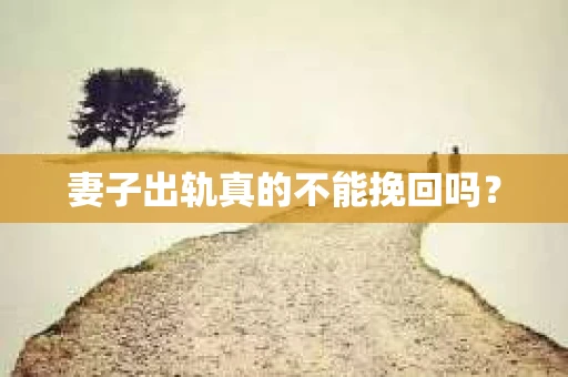 妻子出轨真的不能挽回吗？