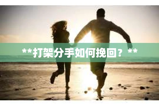 **打架分手如何挽回？**