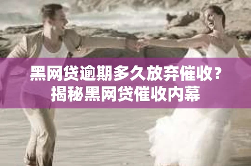 黑网贷逾期多久放弃催收？揭秘黑网贷催收内幕