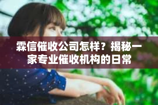 霖信催收公司怎样？揭秘一家专业催收机构的日常
