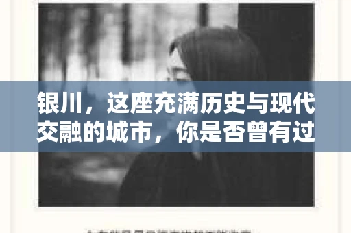 银川，这座充满历史与现代交融的城市，你是否曾有过这样的疑问：银川有私家侦探公司吗？今天，就让我带你一起揭开这个谜团。