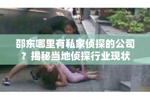 邵东哪里有私家侦探的公司？揭秘当地侦探行业现状