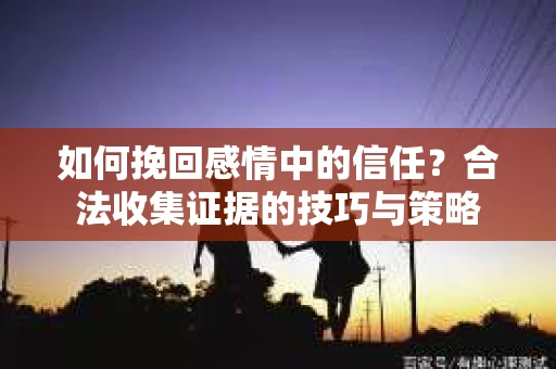 如何挽回感情中的信任？合法收集证据的技巧与策略