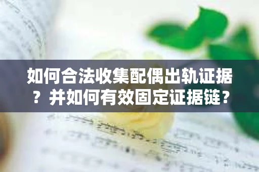 如何合法收集配偶出轨证据？并如何有效固定证据链？