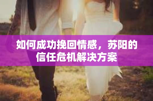 如何成功挽回情感，苏阳的信任危机解决方案
