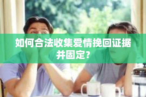 如何合法收集爱情挽回证据并固定？