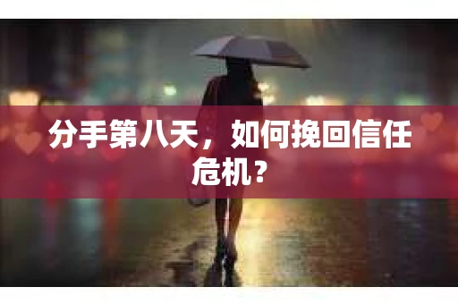 分手第八天，如何挽回信任危机？